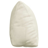 Cuscino per Schiena Crema 45 x 20 x 35 cm Tessuto in Cords