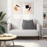 Cuscino per Schiena Grigio scuro 60 x 20 x 50 cm Tessuto