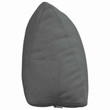 Cuscino per Schiena Grigio scuro 60 x 20 x 50 cm Tessuto