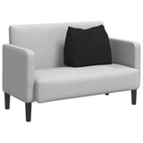 Cuscino per Schiena Nero 60 x 20 x 50 cm Tessuto