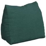 Cuscino per Schiena Verde Scuro 60 x 20 x 50 cm Tessuto