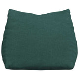 Cuscino per Schiena Verde Scuro 60 x 20 x 50 cm Tessuto