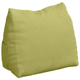 Cuscino per Schiena Verde chiaro 60 x 20 x 50 cm Tessuto