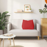 Cuscino per Schiena Rosso 60 x 20 x 50 cm Tessuto