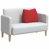 Cuscino per Schiena Rosso 60 x 20 x 50 cm Tessuto