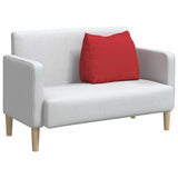 Cuscino per Schiena Rosso 60 x 20 x 50 cm Tessuto