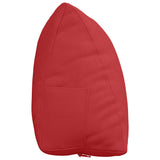 Cuscino per Schiena Rosso 60 x 20 x 50 cm Tessuto