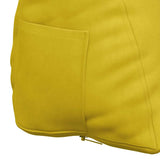 Cuscino per Schiena Giallo 60 x 20 x 50 cm Tessuto in Cords