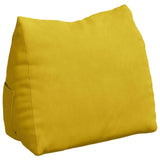 Cuscino per Schiena Giallo 60 x 20 x 50 cm Tessuto in Cords