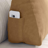 Cuscino per Schiena Marrone 60 x 20 x 50 cm Tessuto in Cords