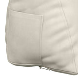 Cuscino per Schiena Crema 60 x 20 x 50 cm Tessuto in Cords