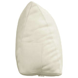 Cuscino per Schiena Crema 60 x 20 x 50 cm Tessuto in Cords