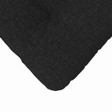 Cuscini per Seduta 4 pcs Nero 40 x 40 x 12 cm Tessuto