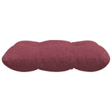 Cuscini per Seduta 4 pcs Rosso Vino 40 x 40 x 12 cm Tessuto