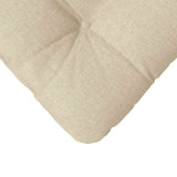 Cuscini per Seduta 4 pcs Crema 40 x 40 x 12 cm Tessuto