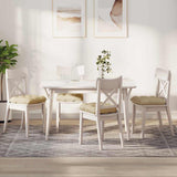 Cuscini per Seduta 4 pcs Crema 40 x 40 x 12 cm Tessuto