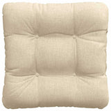 Cuscini per Seduta 4 pcs Crema 40 x 40 x 12 cm Tessuto