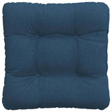 Cuscini per Seduta 4 pcs Blu 40 x 40 x 12 cm Tessuto