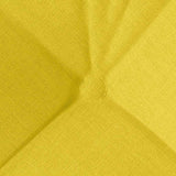 Cuscini per Seduta 4 pcs Giallo Chiaro 40 x 40 x 12 cm Tessuto