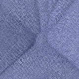 Cuscini per Seduta 4 pcs Blu jeans 40 x 40 x 12 cm Tessuto