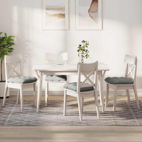 Cuscini per Seduta 4 pcs Grigio chiaro 40 x 40 cm