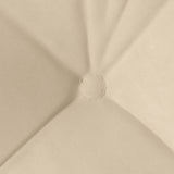 Cuscini per Seduta 4 pcs Crema 40 x 40 cm Tessuto in Microfibra