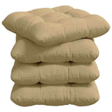 Cuscini per Seduta 4 pcs Grigio Verde 40 x 40 cm