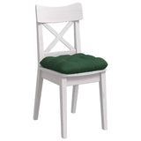 Cuscini per Seduta 4 pcs Verde Scuro 40 x 40 cm