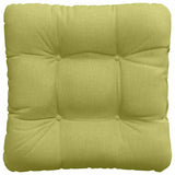 Cuscini per Seduta 4 pcs Verde chiaro 45 x 45 x 12 cm Tessuto