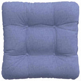 Cuscini per Seduta 4 pcs Blu jeans 45 x 45 x 12 cm Tessuto