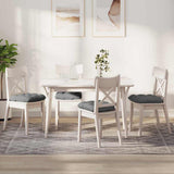Cuscini per Seduta 4 pcs Grigio scuro 45 x 45 cm