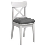 Cuscini per Seduta 4 pcs Grigio scuro 45 x 45 cm