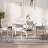 Cuscini per Seduta 2 pcs Grigio chiaro 40 x 40 x 6 cm Tessuto