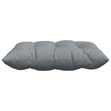 Cuscini per Seduta 2 pcs Grigio chiaro 40 x 40 x 6 cm Tessuto