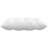 Cuscini per Seduta 2 pcs Bianco 40 x 40 x 6 cm Tessuto