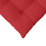 Cuscini per Seduta 2 pcs Rosso 40 x 40 x 6 cm Tessuto