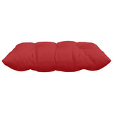 Cuscini per Seduta 2 pcs Rosso 40 x 40 x 6 cm Tessuto