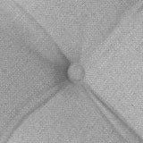 Cuscini per Seduta 2 pcs Grigio Nuvola 40 x 40 x 6 cm Tessuto