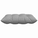 Cuscini per Seduta 2 pcs Grigio Nuvola 40 x 40 x 6 cm Tessuto