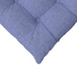 Cuscini per Seduta 2 pcs Blu jeans 40 x 40 x 6 cm Tessuto