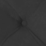 Cuscini per Seduta 4 pcs Nero 40 x 40 x 6 cm Microfibra