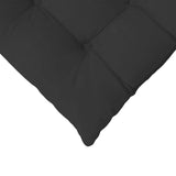 Cuscini per Seduta 4 pcs Nero 40 x 40 x 6 cm Microfibra