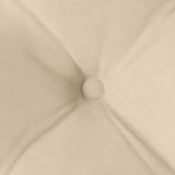 Cuscini per Seduta 4 pcs Crema 40 x 40 x 6 cm Microfibra