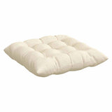 Cuscini per Seduta 4 pcs Crema 40 x 40 x 6 cm Tessuto in Cords