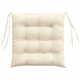 Cuscini per Seduta 4 pcs Crema 40 x 40 x 6 cm Tessuto in Cords