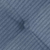 Cuscini per Seduta 4 pcs Blu 40 x 40 x 6 cm Tessuto in Cords