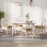 Cuscini per Seduta 4 pcs Grigio Verde 40 x 40 x 6 cm