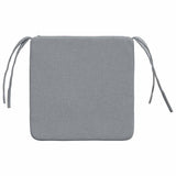 Cuscini per Seduta 4 pcs Grigio chiaro 40 x 40 x 3 cm Tessuto