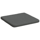 Cuscini per Seduta 4 pcs Grigio scuro 40 x 40 x 3 cm Tessuto