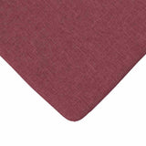 Cuscini per Seduta 4 pcs Rosso Vino 40 x 40 x 3 cm Tessuto